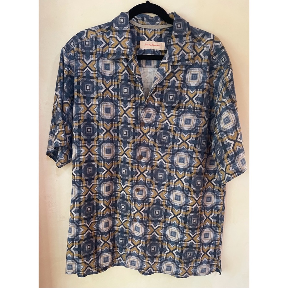 Tommy Bahamas Short Sleeve Shirt Size L